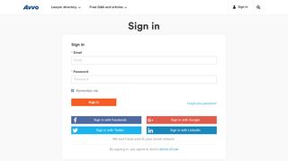 
                            1. Sign in - Avvo.com