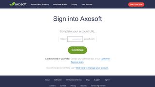 
                            1. Sign In - Axosoft