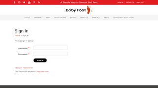 
                            3. Sign In - Baby Foot