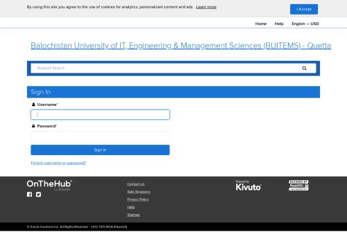 
                            6. Sign In | Balochistan University of IT, Engineering & ...