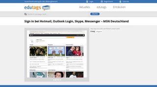 
                            4. Sign in bei Hotmail, Outlook Login, Skype, Messenger – MSN ...