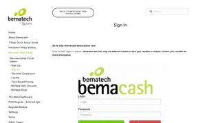 
                            4. - Sign In — BemaCash Support