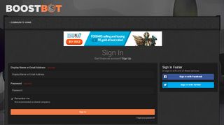 
                            2. Sign In - BoostBot - The Mobile Game Bot Forums