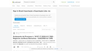 
                            3. Sign In Brasil Importação e Exportação Ltda- me - JusBrasil