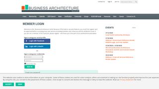 
                            8. Sign In - Business Architecture Guild