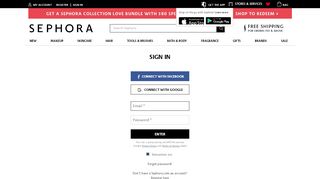 
                            6. Sign In - Buy Makeup, Cosmetics and Skincare | Sephora Australia