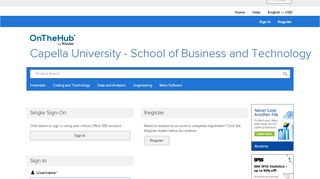 
                            3. Sign In | Capella University - School of Business and Technology ...