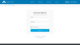 
                            2. Sign In - Career Cloud