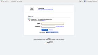 
                            6. Sign In : Cashora : GroupSpaces - Secure : GroupSpaces