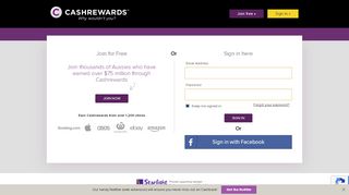 
                            8. Sign In | Cashrewards