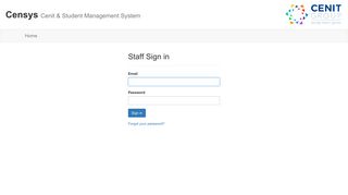 
                            1. Sign in | Censys - Censys Cenit & Student Management ...