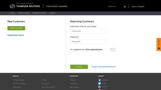 
                            3. Sign In - Checkpoint Learning - Thomson Reuters
