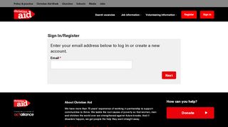
                            12. Sign in - Christian Aid - Careers