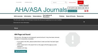 
                            1. SIGN IN - Circulation - AHA Journals