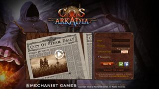 
                            1. Sign In - City of Steam:Arkadia Official Website
