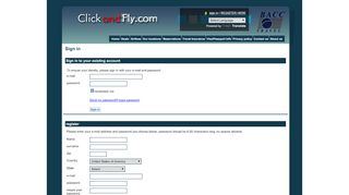 
                            9. Sign in - ClickAndFly: Cheap airfare, Flights, Discount ...