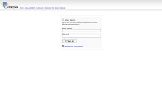 
                            1. Sign in - ClickBook Free Online Scheduler: Online Appointment ...