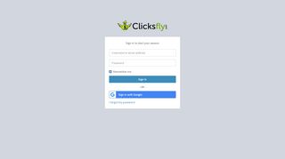 
                            1. Sign In - ClicksFly