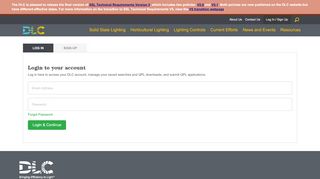 
                            4. Sign In / Create an Account - DesignLights Consortium