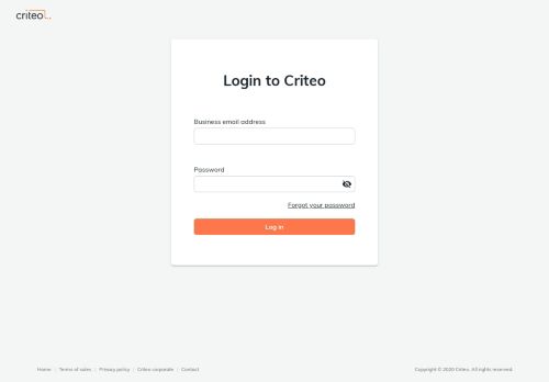 
                            3. Sign-In - Criteo