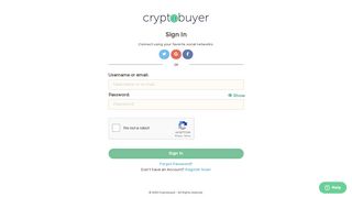 
                            1. Sign In - Cryptobuyer