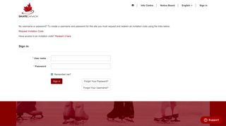 
                            7. Sign in · Custom Portal - Skate Canada Membership Site