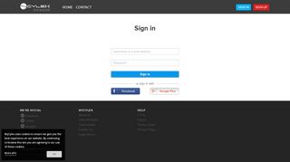 
                            6. Sign in | Cylex Sitebuilder - MyCylex