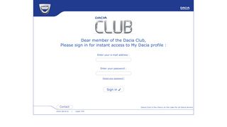 
                            11. Sign in - Dacia Club Ireland
