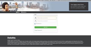
                            2. Sign In - Deloitte