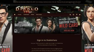 
                            8. Sign In - DiabloFans