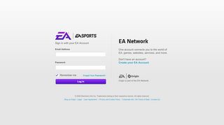 
                            3. Sign in - EA Sports