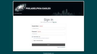 
                            6. Sign In - Eagles Message Board