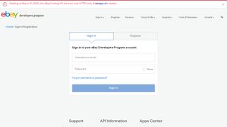 
                            7. Sign in - eBay Developers Program