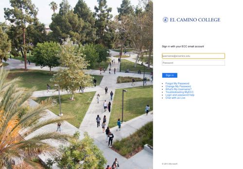 
                            3. Sign In - El Camino College