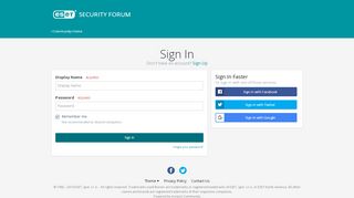 
                            7. Sign In - ESET Security Forum