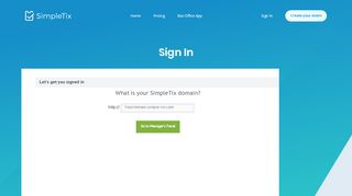 
                            9. Sign In - Event Registration and eTicketing Made Simple - SimpleTix