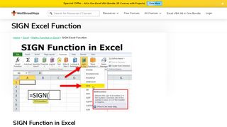 
                            11. SIGN in Excel (Examples, Formulas) | How to use SIGN Function in ...