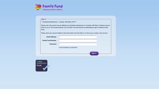 
                            1. Sign In - Family Fund