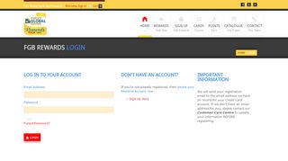 
                            6. Sign in - FGB Card Rewards - First Global Bank