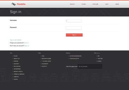 
                            1. Sign in - Floobits
