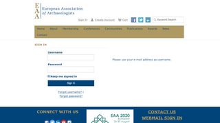 
                            7. Sign in for current members - European Association of ...
