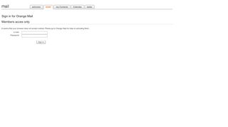 
                            3. Sign in for Orange Mail - Orange webmail