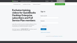 
                            4. Sign in for Training Videos - QuickBooks Desktop Enterprise