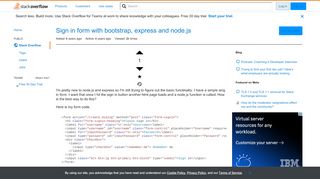 
                            4. Sign in form with bootstrap, express and node.js - Stack Overflow