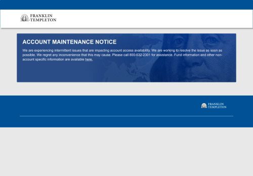 
                            2. Sign In - Franklin Templeton Investments