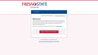 
                            12. Sign In - Fresno State Scholarships