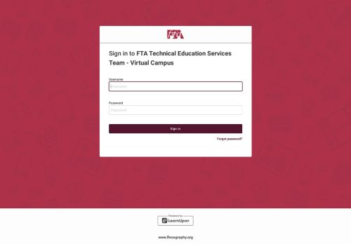 
                            5. Sign in | FTA Technical Education Services Team ... - LearnUpon