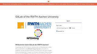 
                            7. Sign in · GitLab - RWTH Aachen University
