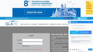 
                            8. Sign In - GLA FAMILY-Logistics alliance-Logistics network