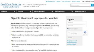 
                            3. Sign in | Grand Circle Travel